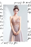 Stylish, Lightweight Evening Gown — (Custom-made item; non-returnable/non-exchangeable)