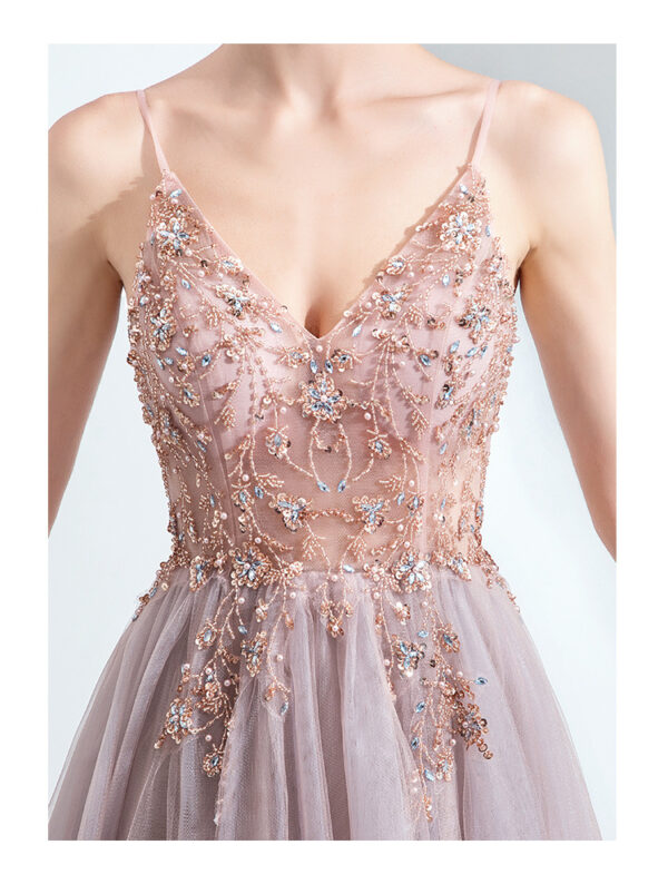 Stylish, Lightweight Evening Gown — (Custom-made item; non-returnable/non-exchangeable)