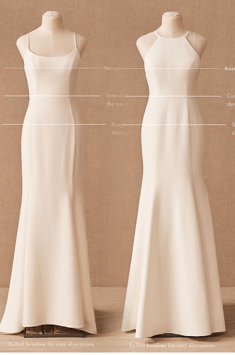 French-style lace fishtail skirt evening dress