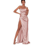 Multi-colored evening gowns, bridesmaid dresses