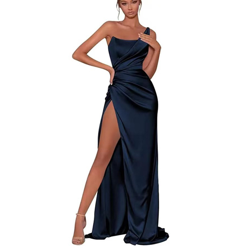 Multi-colored evening gowns, bridesmaid dresses