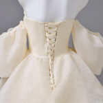 Double-layered, three-dimensional design performance gown