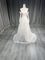 Fitted mermaid wedding dress