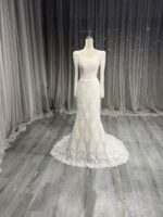 Fitted mermaid wedding dress