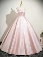 Pink fluorescent gown
