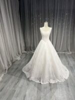 Multi-layered wedding dress