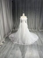Fitted mermaid wedding dress
