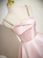 Pink fluorescent gown