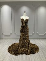 High-end custom-made evening gowns